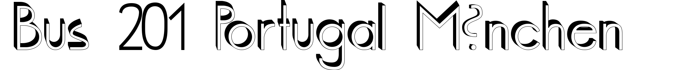 Bus 201 Portugal M?nchen